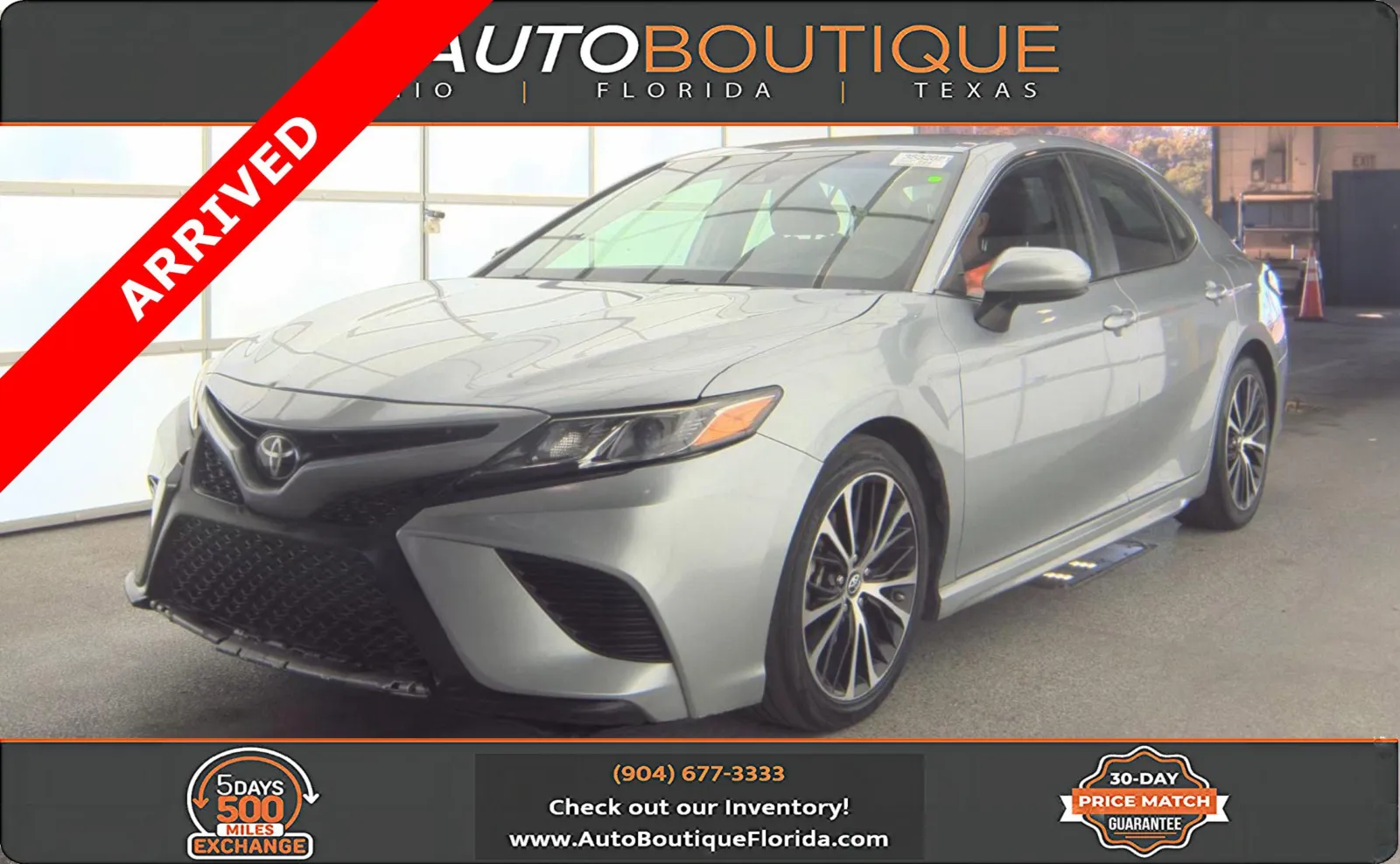 Silver 2019 Toyota Camry SE for sale in Jacksonville, FL