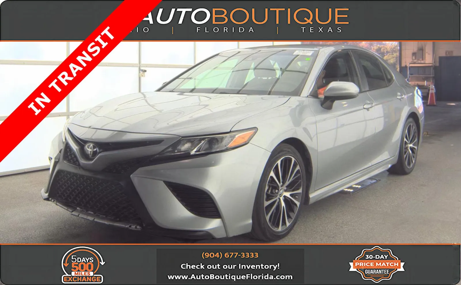 Silver 2019 Toyota Camry SE for sale in Jacksonville, FL