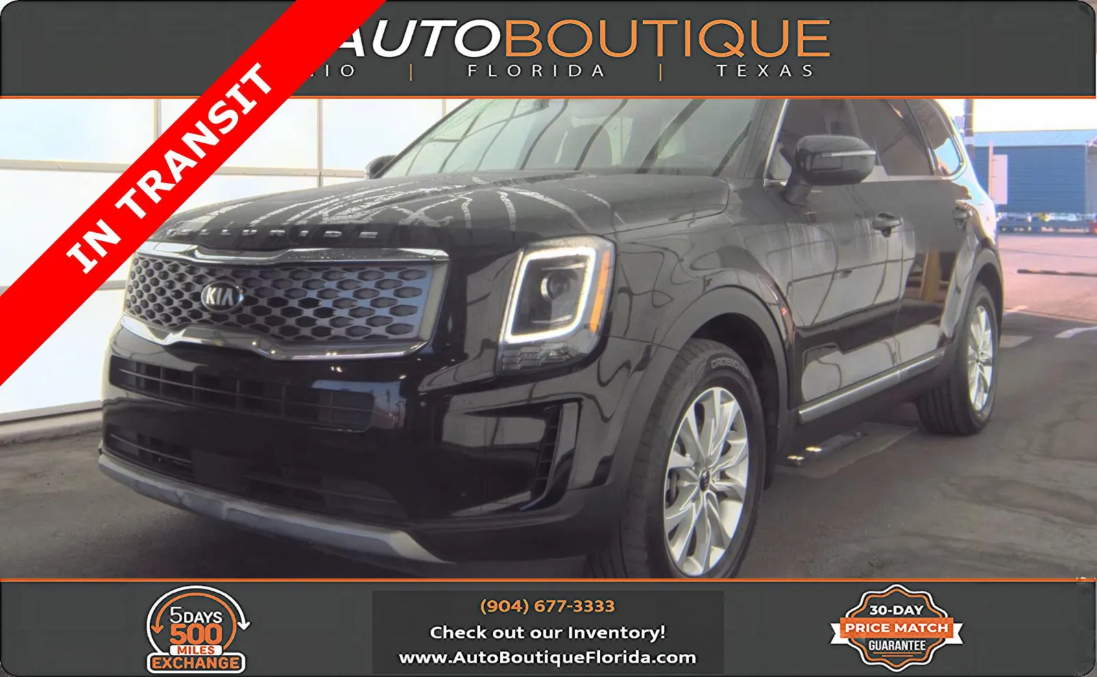 Black 2020 Kia Telluride LX for sale in Jacksonville, FL