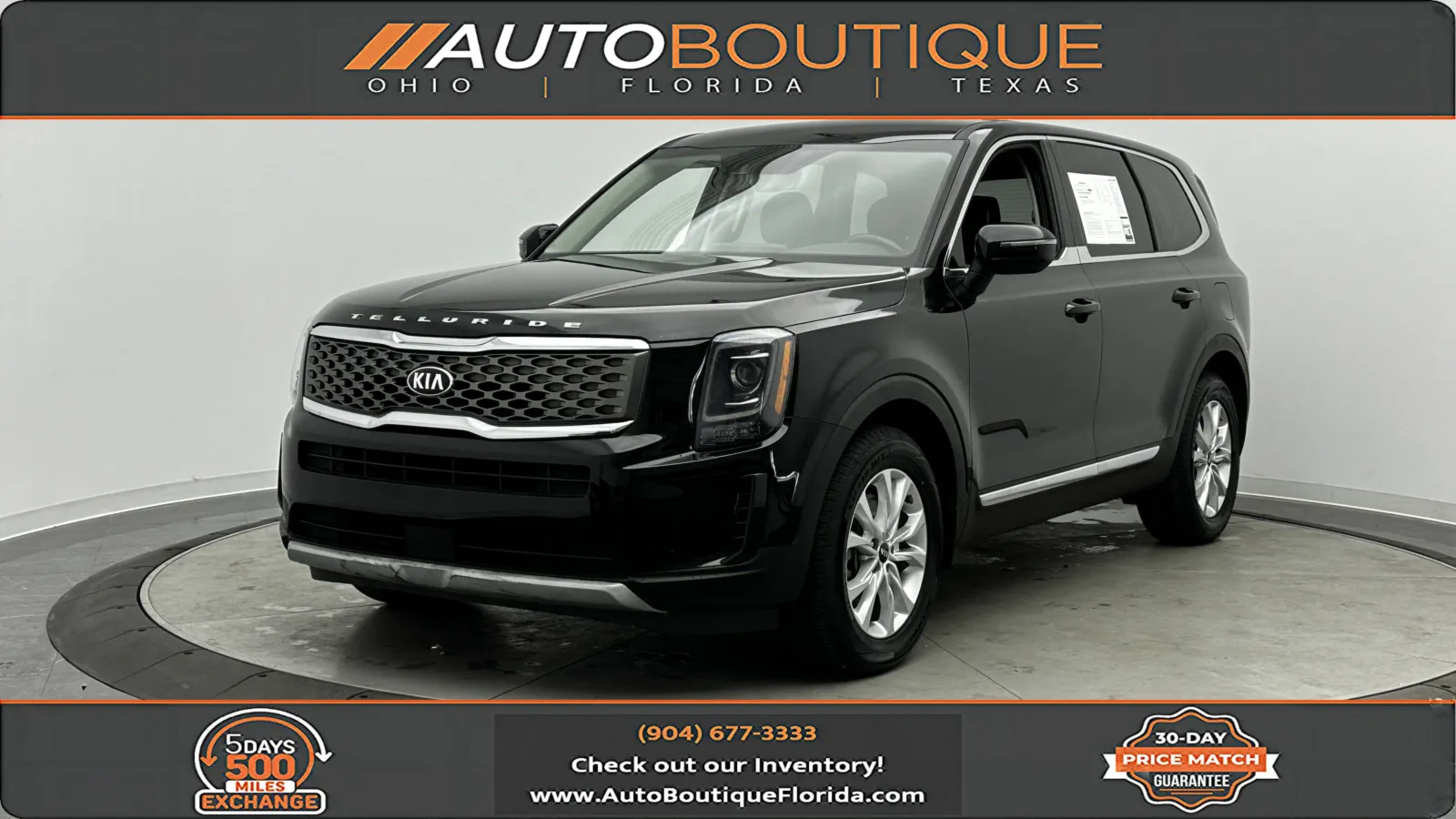 Black 2020 Kia Telluride LX for sale in Jacksonville, FL