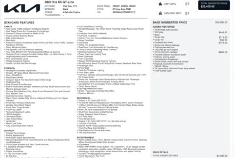 Photos of 2023 Kia K5 GT-Line for sale in Jacksonville, FL at Auto Boutique Florida