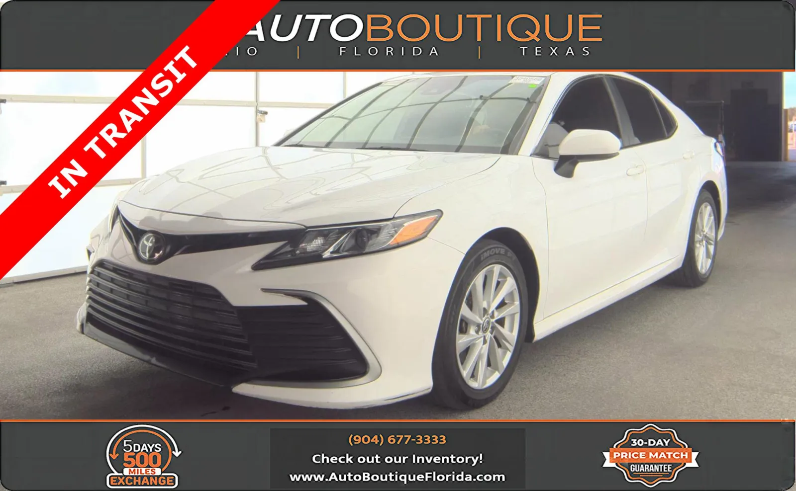 White 2021 Toyota Camry LE for sale in Jacksonville, FL