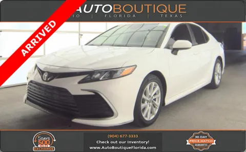 White 2021 Toyota Camry LE for sale in Jacksonville, FL