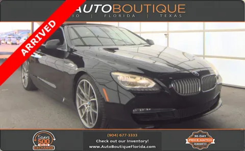 Black 2012 BMW 6 Series 650i for sale in Jacksonville, FL