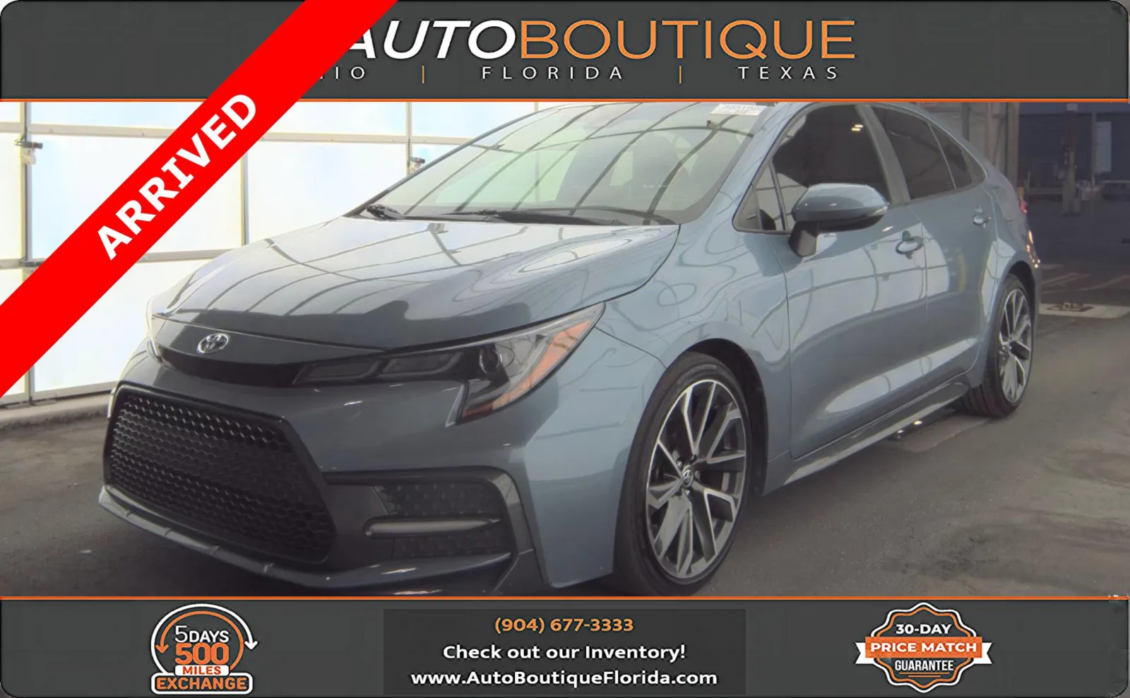 Gray 2020 Toyota Corolla SE for sale in Jacksonville, FL