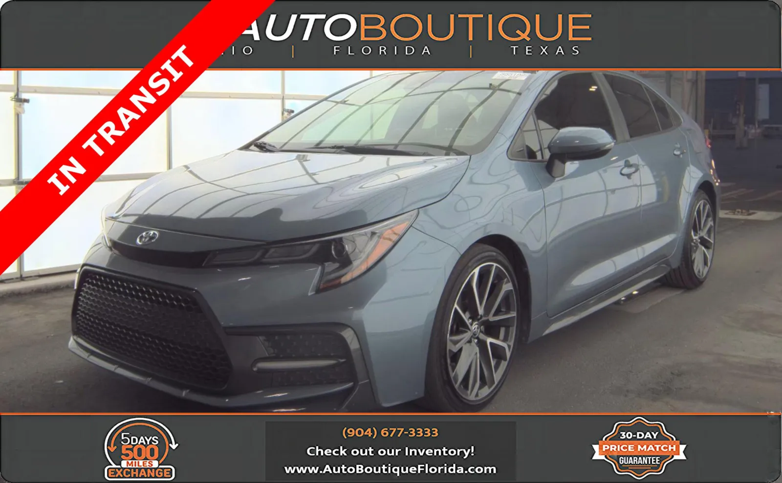 Gray 2020 Toyota Corolla SE for sale in Jacksonville, FL