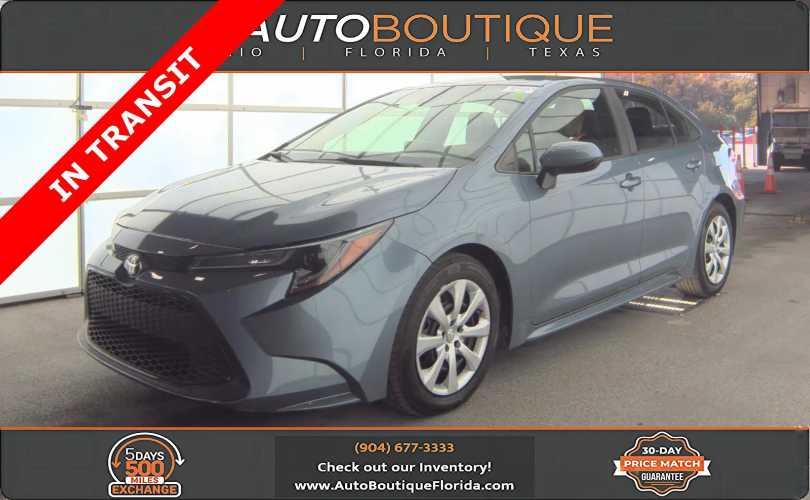 Gray 2020 Toyota Corolla LE for sale in Jacksonville, FL