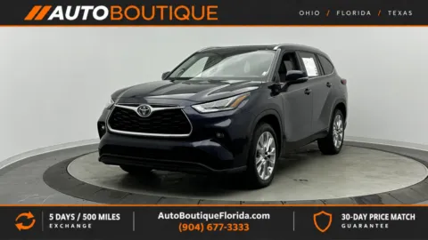 Blue 2023 Toyota Highlander Limited for sale in Jacksonville, FL