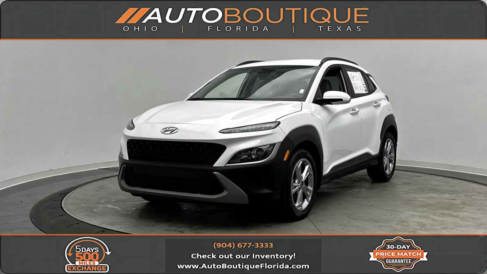 White 2022 Hyundai Kona SEL for sale in Jacksonville, FL