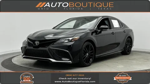 Black 2022 Toyota Camry XSE for sale in Jacksonville, FL