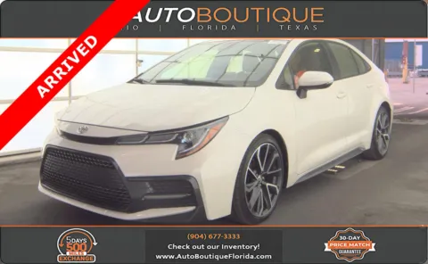White 2020 Toyota Corolla SE for sale in Jacksonville, FL
