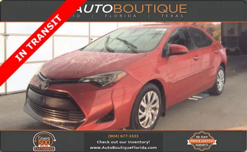 Red 2019 Toyota Corolla LE for sale in Jacksonville, FL