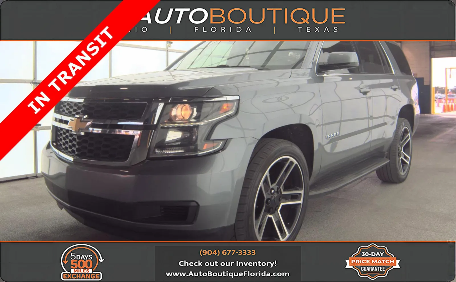 Gray 2018 Chevrolet Tahoe LT for sale in Jacksonville, FL