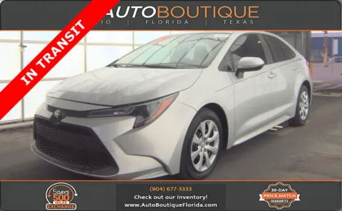 Silver 2021 Toyota Corolla LE for sale in Jacksonville, FL
