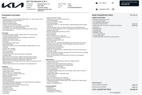 Photos of 2017 Kia Sorento L for sale in Jacksonville, FL at Auto Boutique Florida