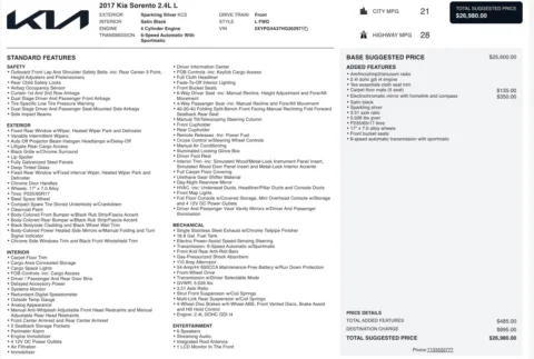 More photos of 2017 Kia Sorento L at Auto Boutique Florida, FL