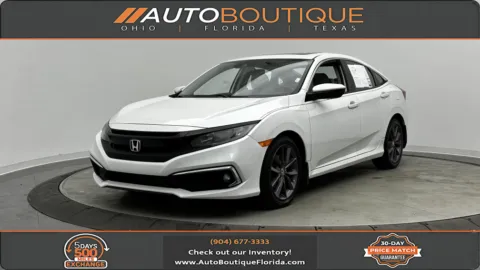 White 2020 Honda Civic Sedan EX for sale in Jacksonville, FL