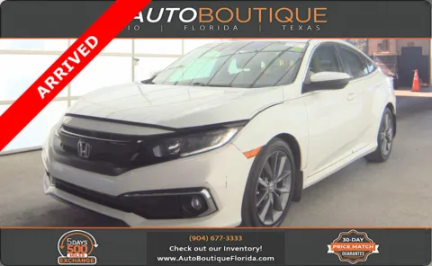 White 2020 Honda Civic Sedan EX for sale in Jacksonville, FL