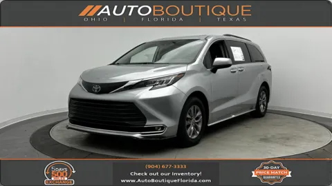Silver 2023 Toyota Sienna XLE for sale in Jacksonville, FL