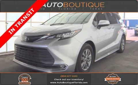 Silver 2023 Toyota Sienna XLE for sale in Jacksonville, FL