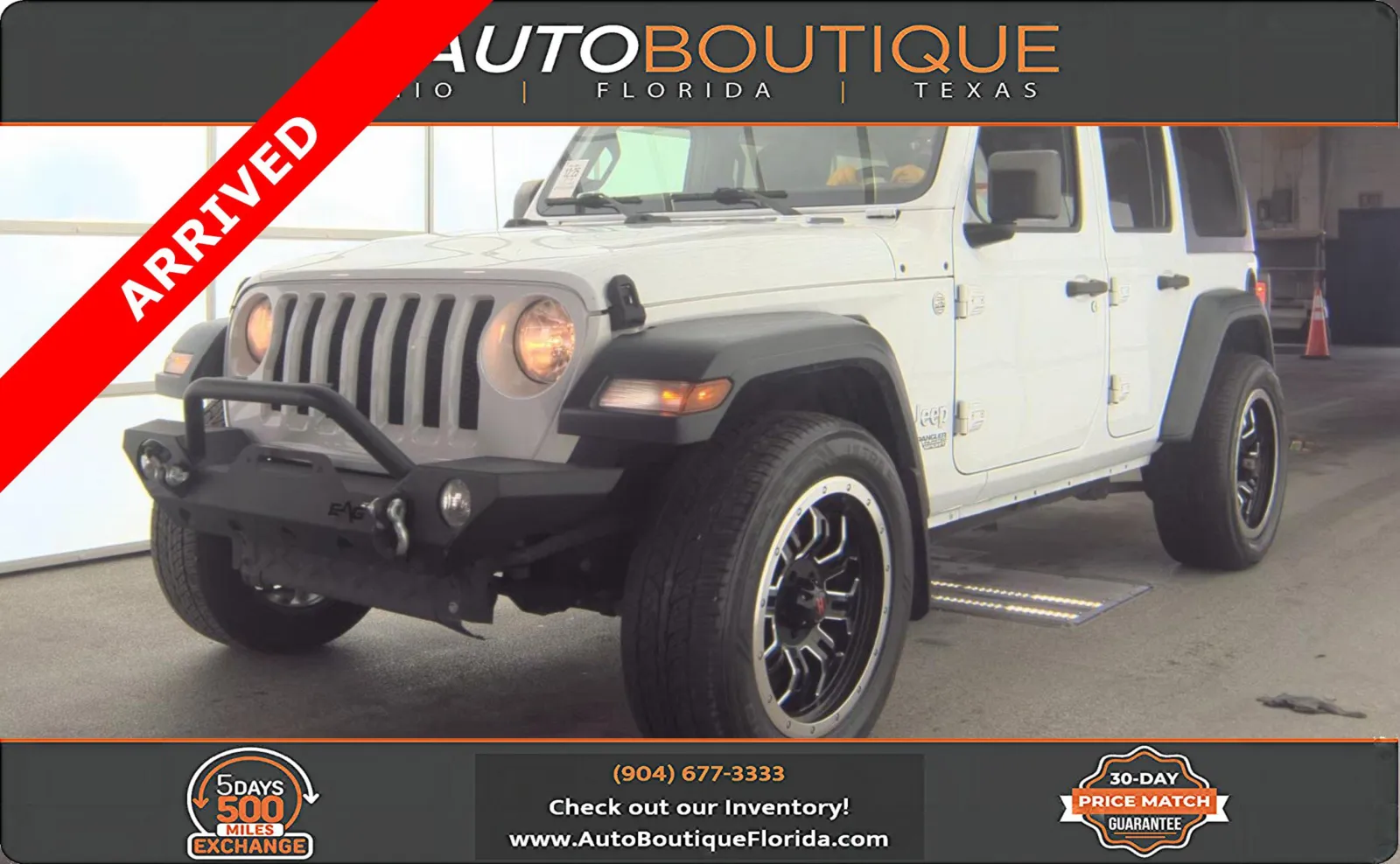 White 2018 Jeep Wrangler Unlimited Sport S for sale in Jacksonville, FL
