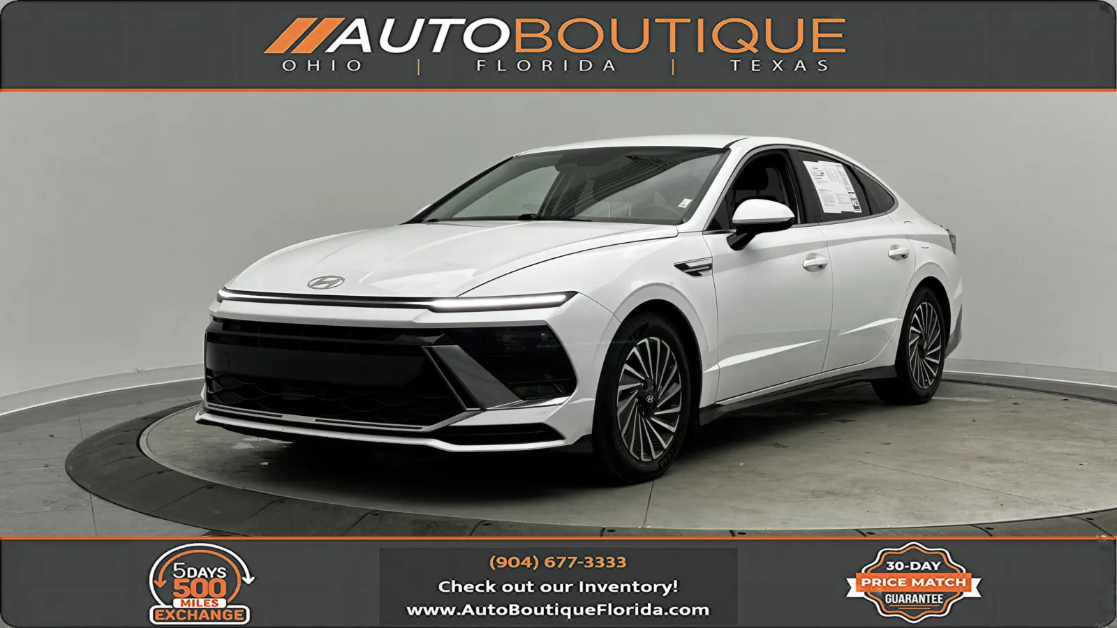 White 2024 Hyundai Sonata Hybrid SEL for sale in Jacksonville, FL