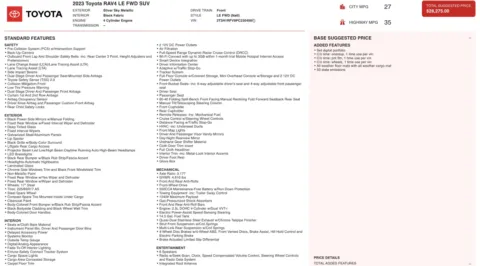 Photos of 2023 Toyota RAV4 LE for sale in Jacksonville, FL at Auto Boutique Florida