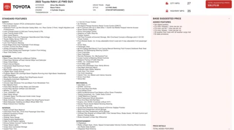 More photos of 2023 Toyota RAV4 LE at Auto Boutique Florida, FL