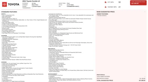 More photos of 2024 Toyota Corolla LE at Auto Boutique Florida, FL
