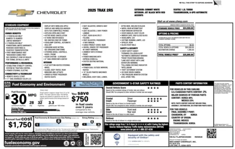 Photos of 2025 Chevrolet Trax 2RS for sale in Jacksonville, FL at Auto Boutique Florida