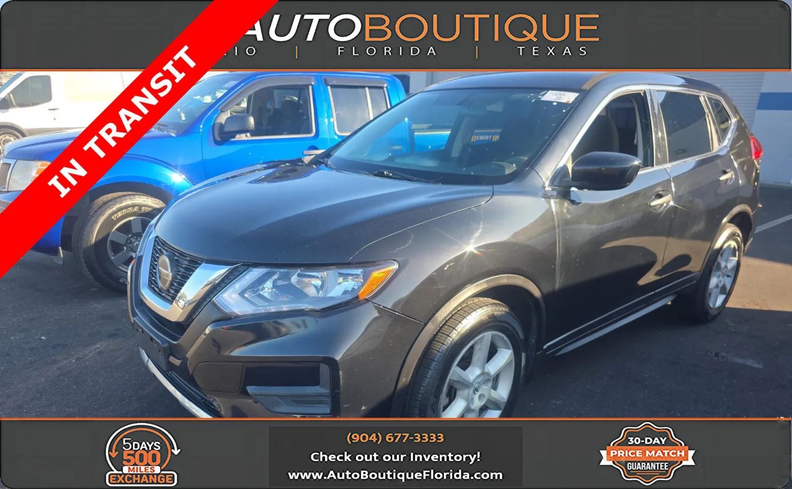 Black 2018 Nissan Rogue S for sale in Jacksonville, FL