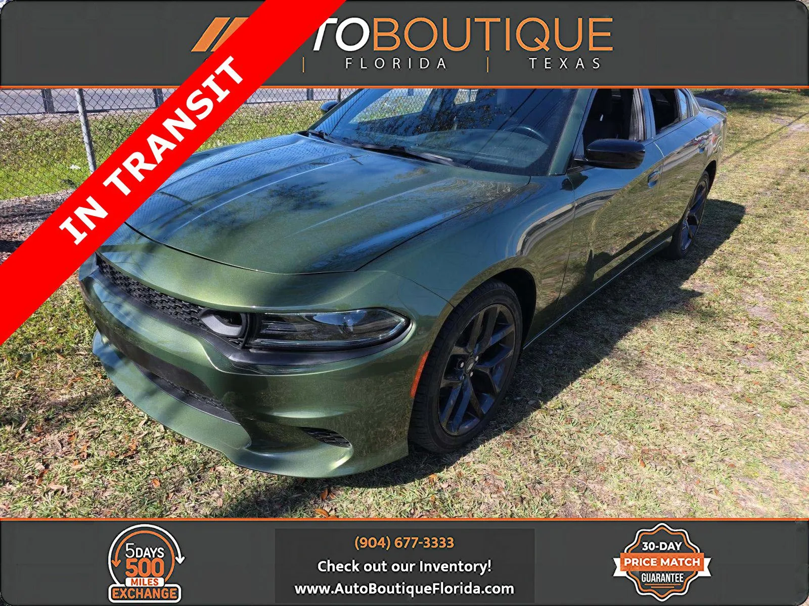 Green 2021 Dodge Charger SXT for sale in Jacksonville, FL