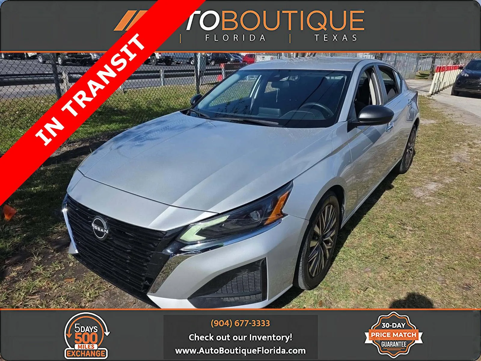 Silver 2023 Nissan Altima 2.5 SV for sale in Jacksonville, FL