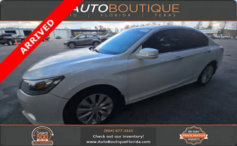 White 2015 Honda Accord Sedan EX-L for sale in Jacksonville, FL
