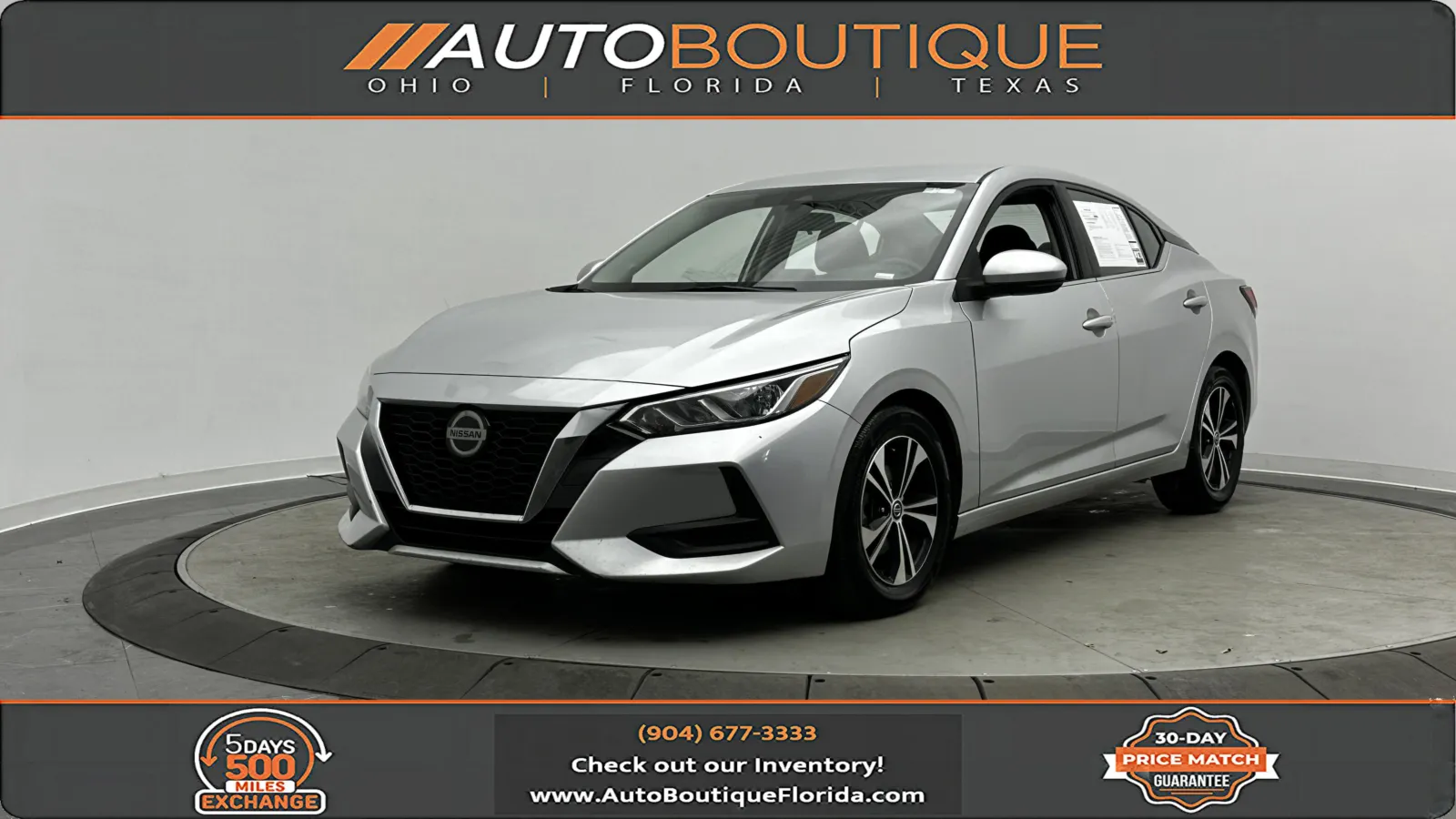 2021 Nissan Sentra SV for sale in Jacksonville, FL