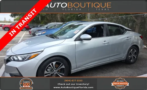 Silver 2021 Nissan Sentra SV for sale in Jacksonville, FL