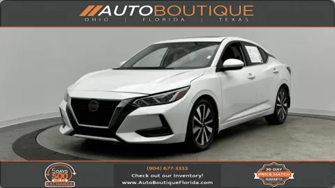 White 2021 Nissan Sentra SV for sale in Jacksonville, FL