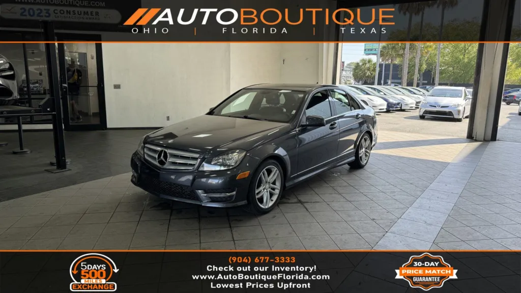 Used 2013 mercedes benz c class c 250 sport for sale in jacksonville