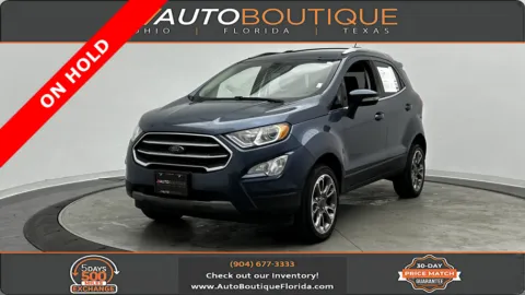 Red 2021 Ford EcoSport Titanium for sale in Jacksonville, FL