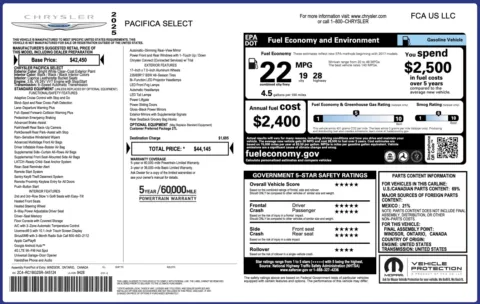 More photos of 2025 Chrysler Pacifica Select at Auto Boutique Florida, FL