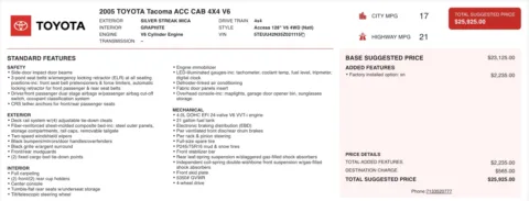 More photos of 2005 Toyota Tacoma V6 at Auto Boutique Florida, FL