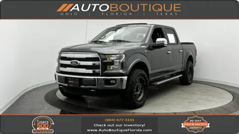 Gray 2016 Ford F-150 Lariat for sale in Jacksonville, FL