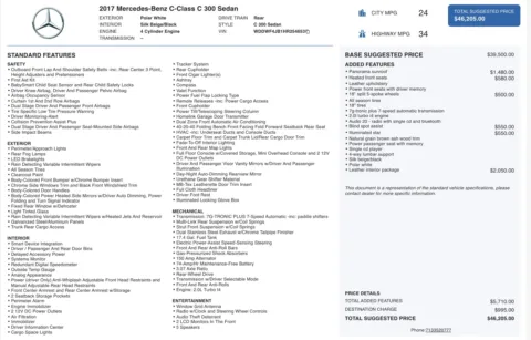 More photos of 2017 Mercedes-Benz C-Class C 300 at Auto Boutique Florida, FL