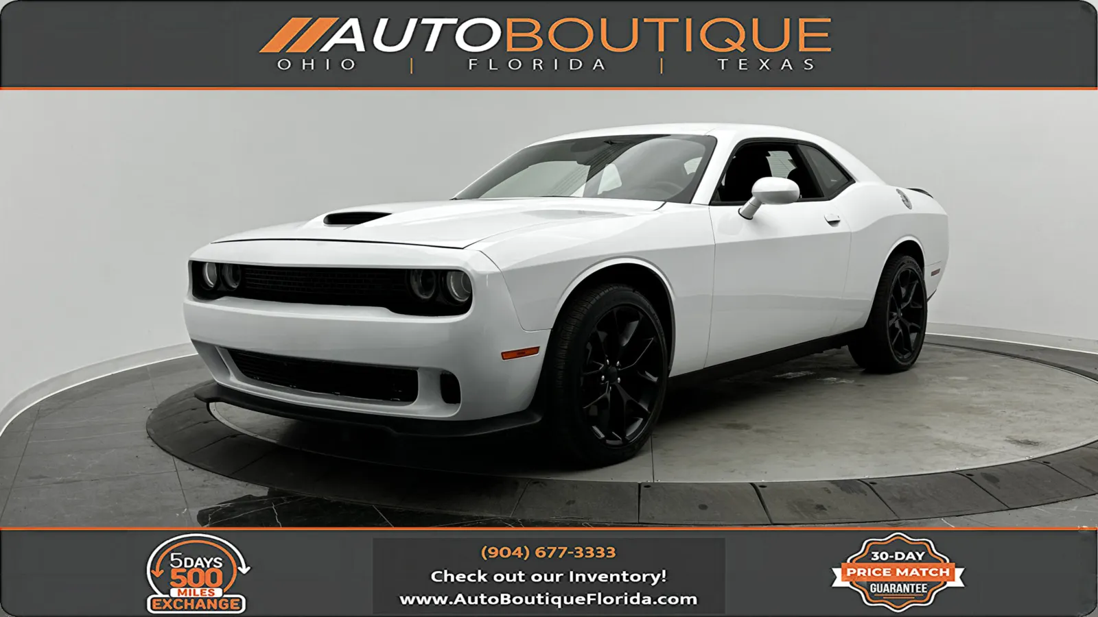 White 2022 Dodge Challenger GT for sale in Jacksonville, FL