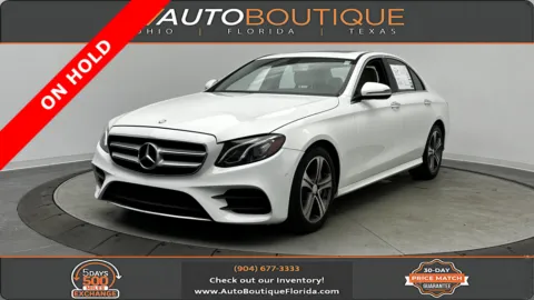White 2017 Mercedes-Benz E-Class E 300 Sport for sale in Jacksonville, FL