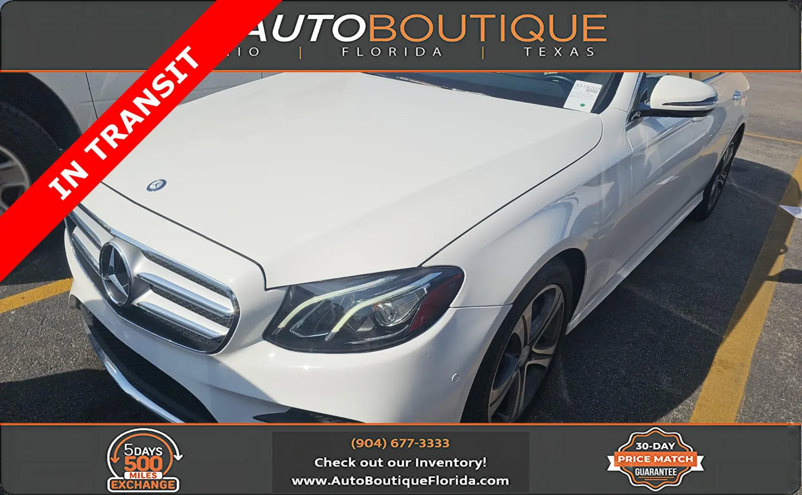 White 2017 Mercedes-Benz E-Class E 300 Sport for sale in Jacksonville, FL
