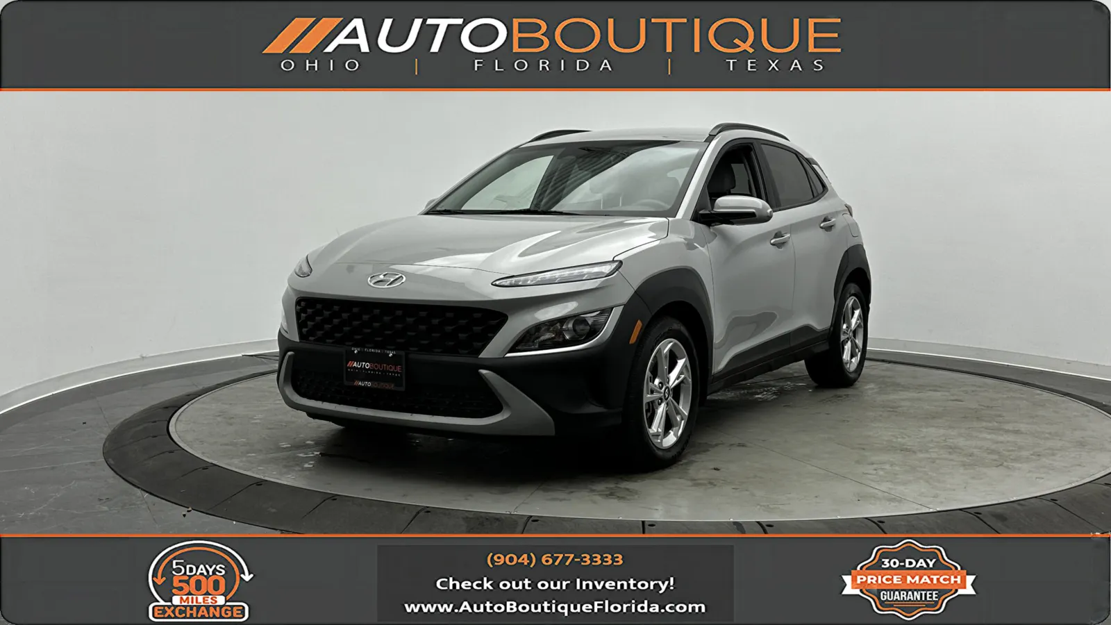 Silver 2022 Hyundai Kona SEL for sale in Jacksonville, FL