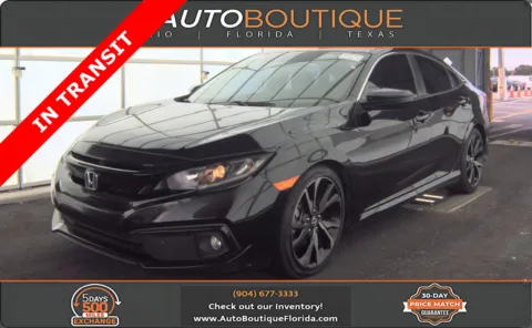 Black 2020 Honda Civic Sedan Sport for sale in Jacksonville, FL