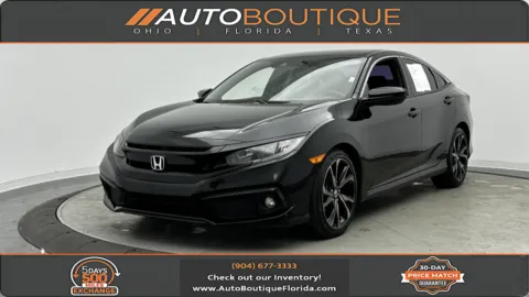 Black 2020 Honda Civic Sedan Sport for sale in Jacksonville, FL