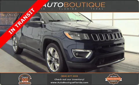 Blue 2021 Jeep Compass Limited for sale in Jacksonville, FL